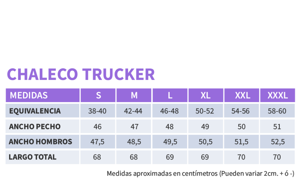 chaleco trucker mesa de trabajo 1
